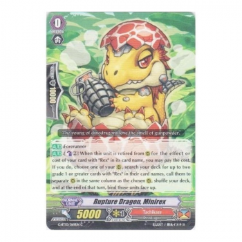 Rupture Dragon, Minirex : G-BT10-069 - Cardfight!! Vanguard Single Card