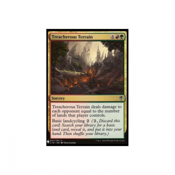 Treacherous Terrain : MYSTERY BOOSTER 1620 - Magic the Gathering Single Card