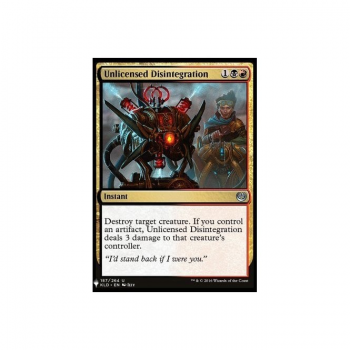 Unlicensed Disintegration : MYSTERY BOOSTER 1623 - Magic the Gathering Single Card