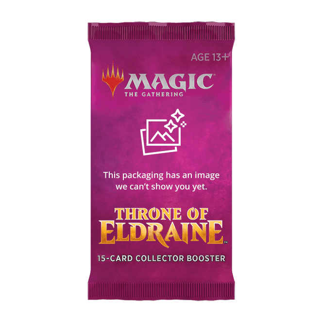 Magic the Gathering : Throne of Eldraine - COLLECTOR Booster Pack (15 cards) Magic the Gathering : Throne of Eldraine - COLLECTOR Booster Pack (15 cards)