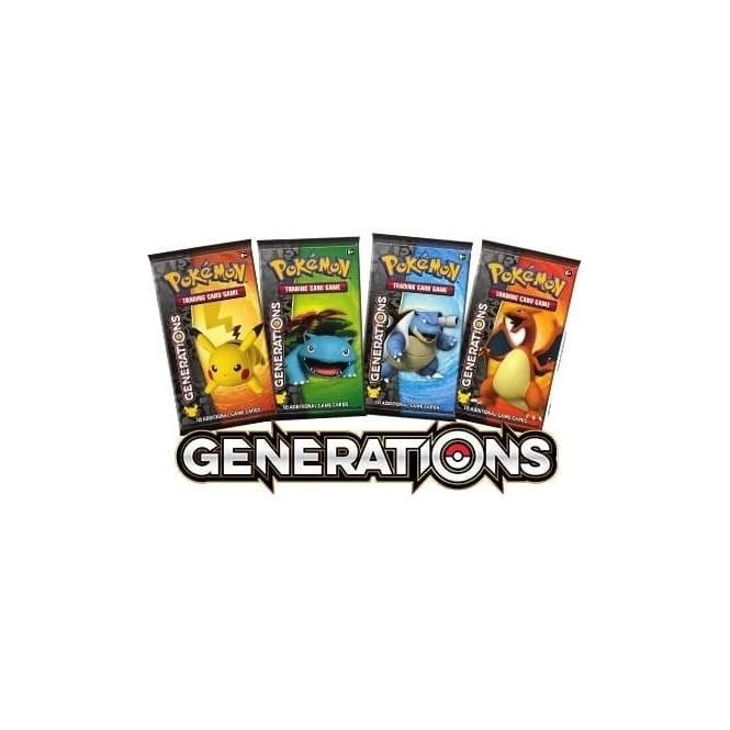 Pokemon Sealed Booster Pack (10 Cards) - Generations | Chaos Cards Pokemon Sealed Booster Pack (10 Cards) - Generations | Chaos Cards