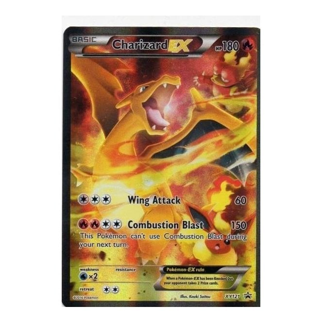 Pokemon Single Promotional Card - Charizard EX (JUMBO) XY121 | Chaos Cards Pokemon Single Promotional Card - Charizard EX (JUMBO) XY121 | Chaos Cards