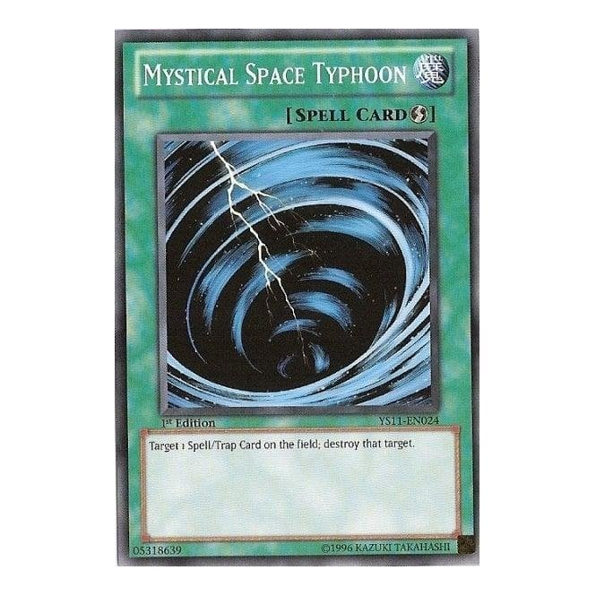 YuGiOh! Card YS11EN024 Mystical Space Typhoon Chaos Cards