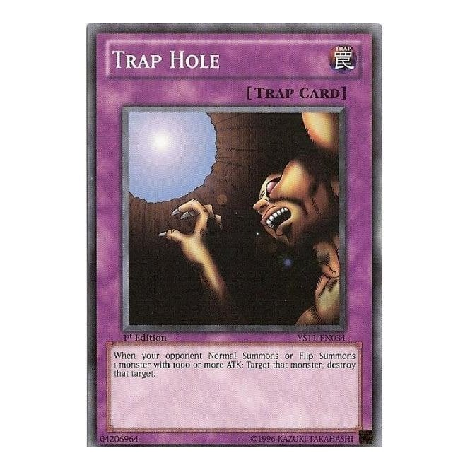 YuGiOh! Card YS11EN034 Trap Hole Chaos Cards