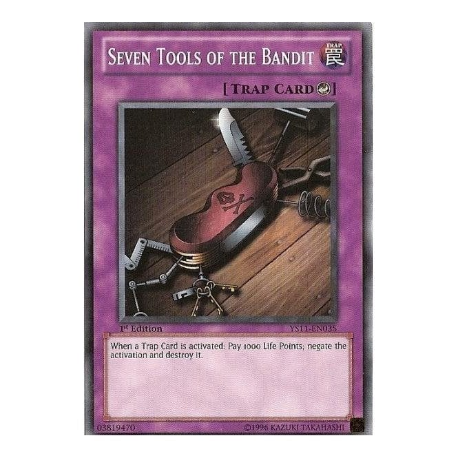 YuGiOh! Card YS11EN035 Seven Tools of the Bandit Chaos Cards