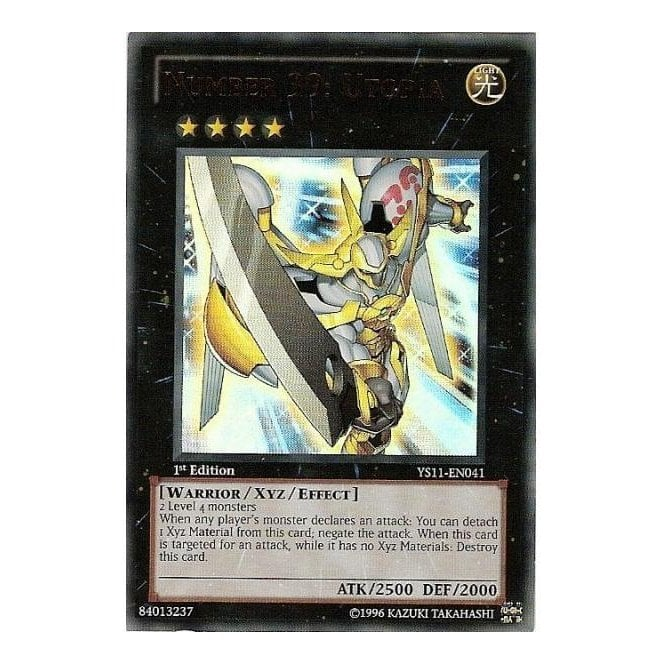 YuGiOh! Card YS11EN041 Number 39 Utopi (Ultra Rare) Chaos Cards