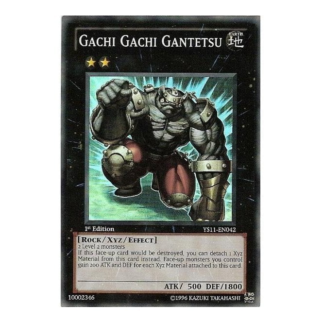 YuGiOh! Card YS11EN042 Gachi Gachi Gantetsu (Super Rare) Chaos Cards
