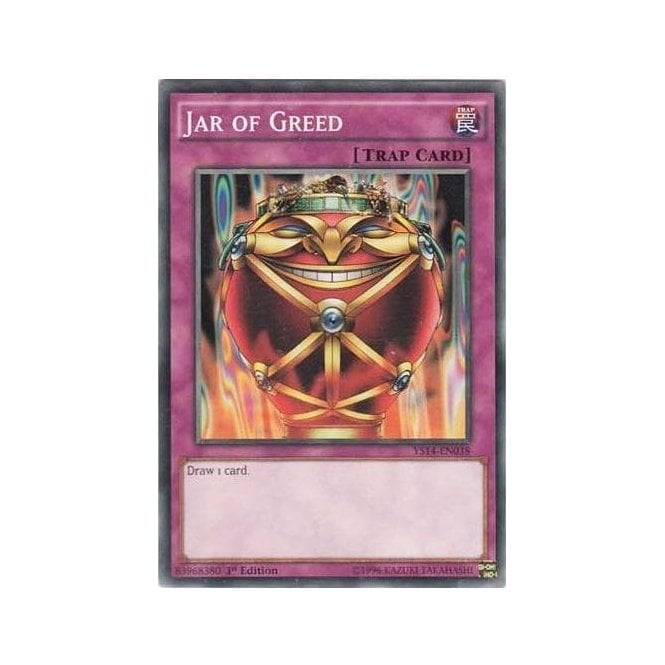 YuGiOh! Card YS14EN038 Jar of Greed Chaos Cards