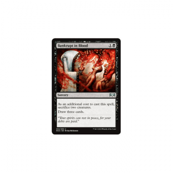 Bankrupt in Blood : RAVNICA ALLEGIANCE 062/259 - Magic the Gathering Single Card