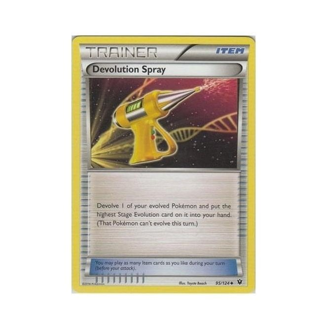 Pokemon Single Card XY - FATES COLLIDE - 095/124 : Devolution Spray ...
