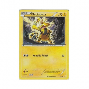 Electabuzz : XY - ELITE TRAINER PIKACHU LIBRE & SUICUNE P015 - Pokemon Single Card