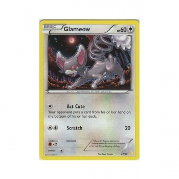 Glameow : XY - ELITE TRAINER PIKACHU LIBRE & SUICUNE P027 - Pokemon Single Card
