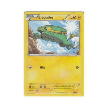 Electrike : XY - ELITE TRAINER PIKACHU LIBRE & SUICUNE P028 - Pokemon Single Card
