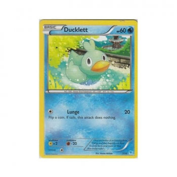 Ducklett : XY - ELITE TRAINER PIKACHU LIBRE & SUICUNE S007 - Pokemon Single Card