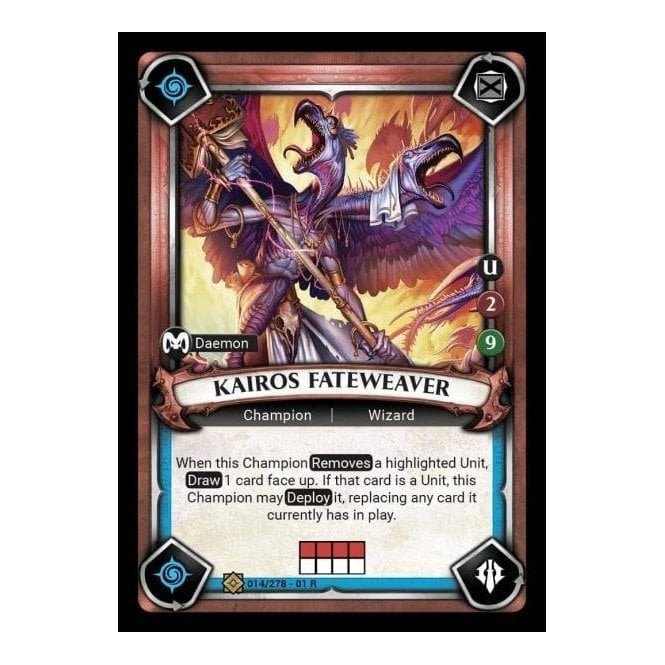 Warhammer Champions TCG BASE SET Single Card (FOIL) #014/278 : Kairos Fateweaver | Chaos Cards Warhammer Champions TCG BASE SET Single Card (FOIL) #014/278 : Kairos Fateweaver | Chaos Cards