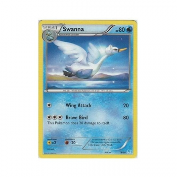 Swanna : XY - ELITE TRAINER PIKACHU LIBRE & SUICUNE S018 - Pokemon Single Card