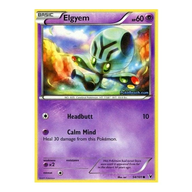 elgyem pokemon card Elgyem