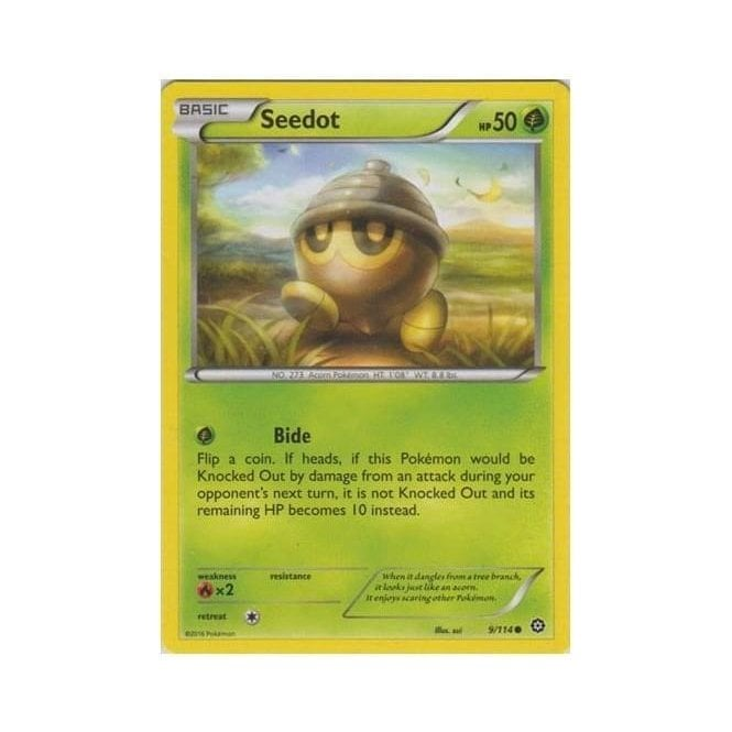 Pokemon Single Card XY - STEAM SIEGE - 009/114 : Seedot | Chaos Cards Pokemon Single Card XY - STEAM SIEGE - 009/114 : Seedot | Chaos Cards