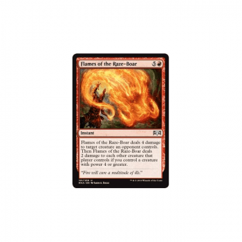 Flames of the Raze-Boar : RAVNICA ALLEGIANCE 101/259 - Magic the Gathering Single Card
