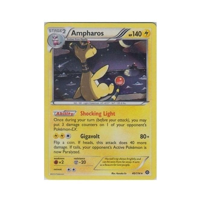Pokemon Single Card XY STEAM SIEGE (Reverse Holo) 040/114