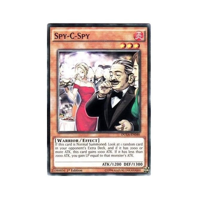 Yu Gi Oh Card Duea En046 Spy C Spy Common Chaos Cards Yu Gi Oh Card Duea En046 Spy C Spy Common Chaos Cards
