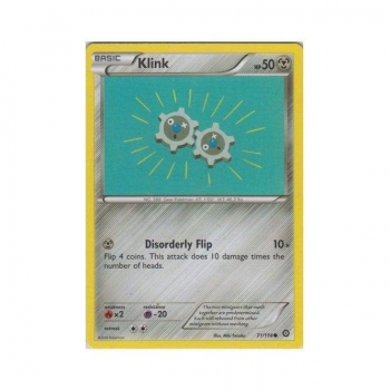 Klink : XY - STEAM SIEGE 071/114 - Pokemon Single Card