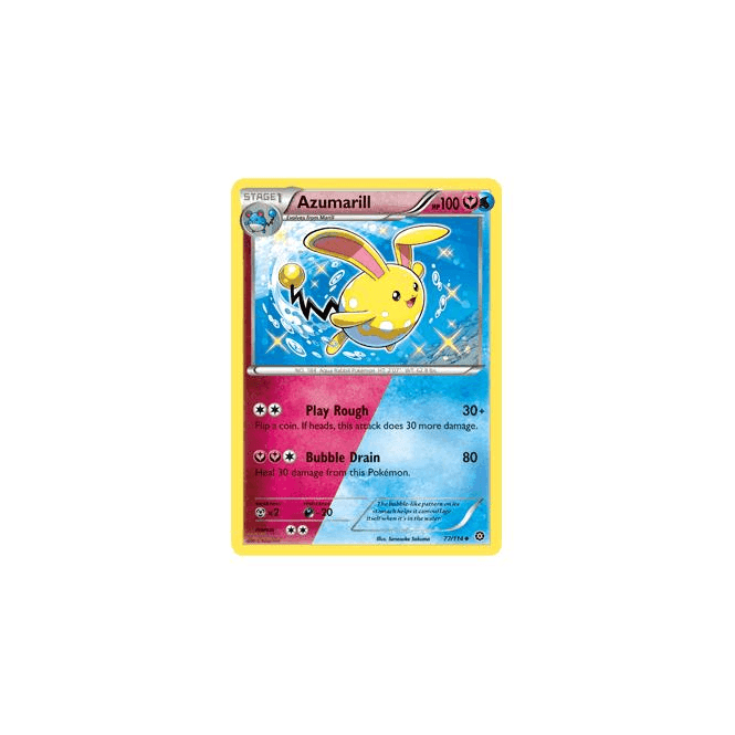 Pokemon Single Card XY - STEAM SIEGE - 077/114 : Azumarill | Chaos Cards Pokemon Single Card XY - STEAM SIEGE - 077/114 : Azumarill | Chaos Cards