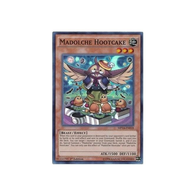 Yu-Gi-Oh! Card MP14-EN018 Madolche Hootcake (Super Rare) | Chaos Cards Yu-Gi-Oh! Card MP14-EN018 Madolche Hootcake (Super Rare) | Chaos Cards
