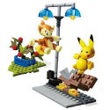 Pokemon Construction Set Pikachu Vs Chimchar - Image 2