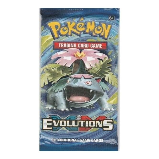 Pokemon Sealed Booster Pack (10 Cards) - XY Evolutions | Chaos Cards Pokemon Sealed Booster Pack (10 Cards) - XY Evolutions | Chaos Cards