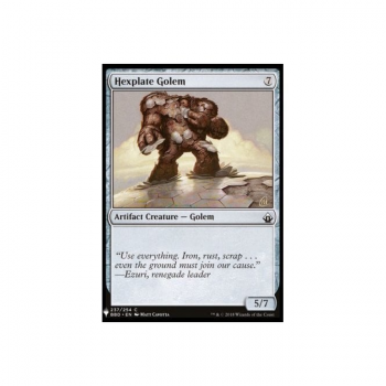 Hexplate Golem : MYSTERY BOOSTER 1698 - Magic the Gathering Single Card