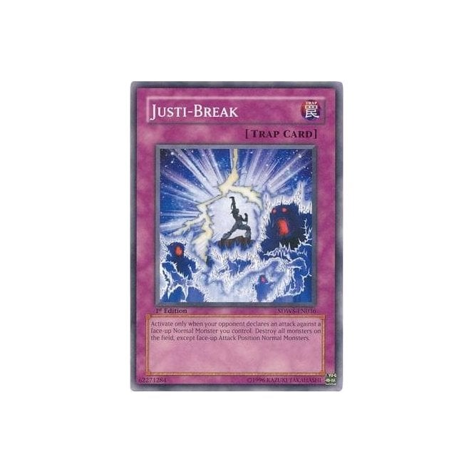 Yu-Gi-Oh! Card SDWS-EN036 Justi-Break (Common) | Chaos Cards