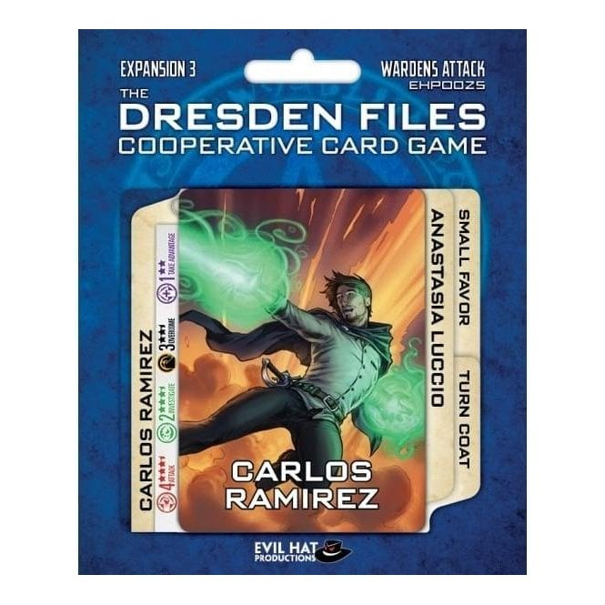The Dresden Files Cooperative Card Game Wardens Attack Chaos Cards