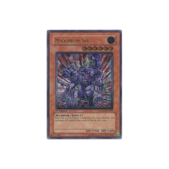 Yu-Gi-Oh! Card LODT-EN097 Maximum Six (Ultimate Rare) | Chaos Cards Yu-Gi-Oh! Card LODT-EN097 Maximum Six (Ultimate Rare) | Chaos Cards