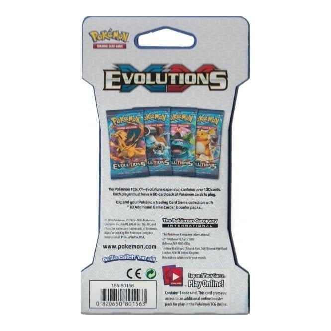 Pokemon Sealed Booster Pack (10 cards) : Blastoise - XY Evolutions (Blister Pack) | Chaos Cards Pokemon Sealed Booster Pack (10 cards) : Blastoise - XY Evolutions (Blister Pack) | Chaos Cards