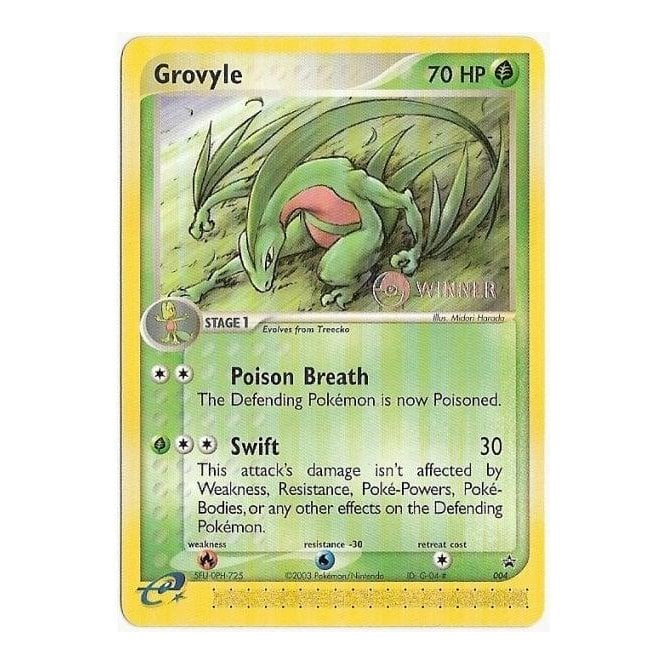 Pokemon Single Promotional Card - Grovyle NIN-004 | Chaos Cards Pokemon Single Promotional Card - Grovyle NIN-004 | Chaos Cards