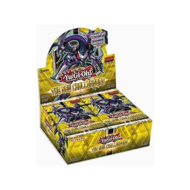 Yu-Gi-Oh! Sealed Booster BOX (24 packs) - New Challengers (1st Edition) | Chaos Cards Yu-Gi-Oh! Sealed Booster BOX (24 packs) - New Challengers (1st Edition) | Chaos Cards