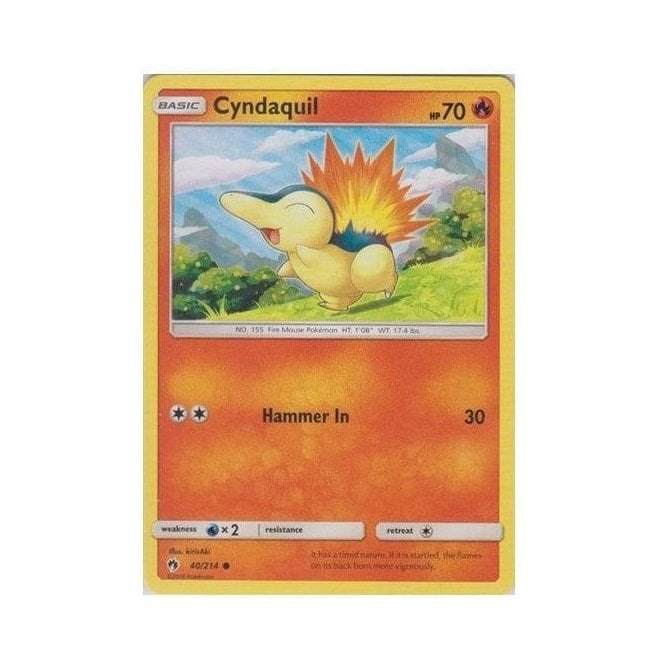 Pokemon Single Card SUN AND MOON - LOST THUNDER (Reverse Holo) - 40/214 : Cyndaquil | Chaos Cards Pokemon Single Card SUN AND MOON - LOST THUNDER (Reverse Holo) - 40/214 : Cyndaquil | Chaos Cards
