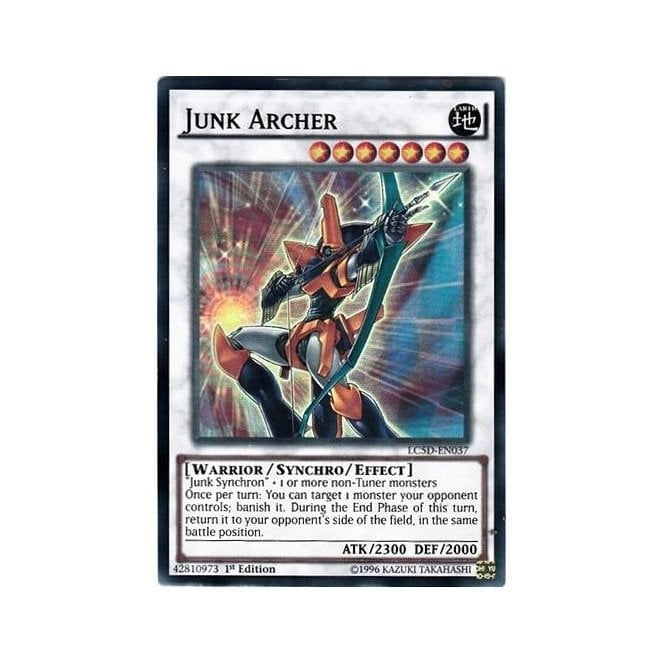 Yu-Gi-Oh! Card LC5D-EN037 Junk Archer (Super Rare) | Chaos Cards Yu-Gi-Oh! Card LC5D-EN037 Junk Archer (Super Rare) | Chaos Cards