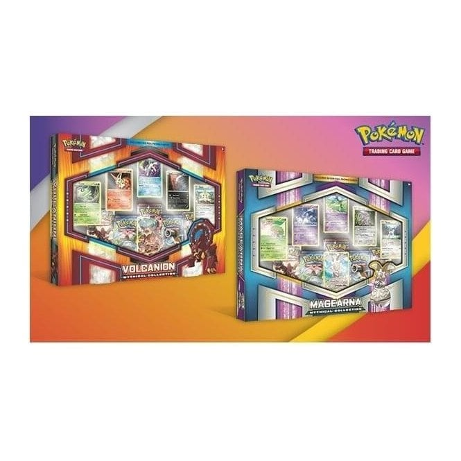 Pokemon Mythical Collection Set of Two Volcanion & Magearna | Chaos Cards Pokemon Mythical Collection Set of Two Volcanion & Magearna | Chaos Cards