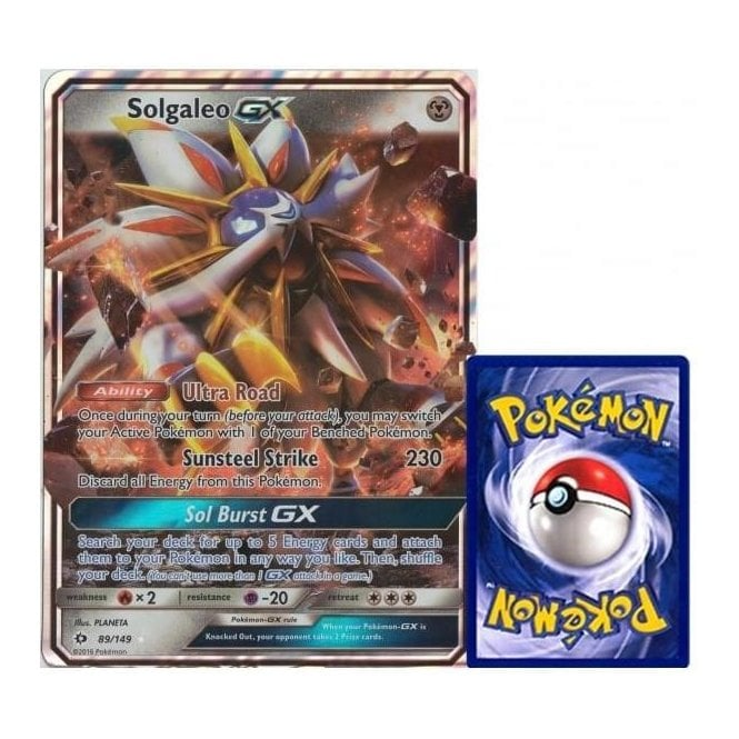 Pokemon Single Promotional Card - Solgaleo EX (Jumbo Size) 89/149 | Chaos  Cards