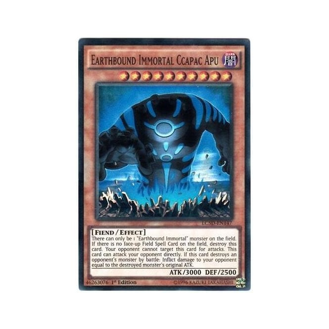 Yu-Gi-Oh! Card LC5D-EN147 Earthbound Immortal Ccapac Apu (Super Rare) | Chaos Cards Yu-Gi-Oh! Card LC5D-EN147 Earthbound Immortal Ccapac Apu (Super Rare) | Chaos Cards