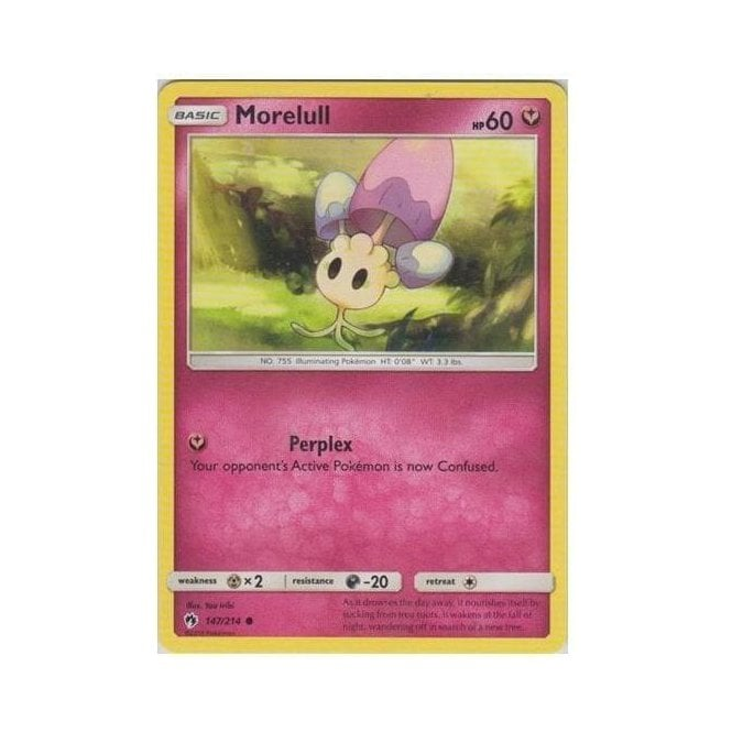 Pokemon Single Card SUN AND MOON - LOST THUNDER - 147/214 : Morelull |  Chaos Cards