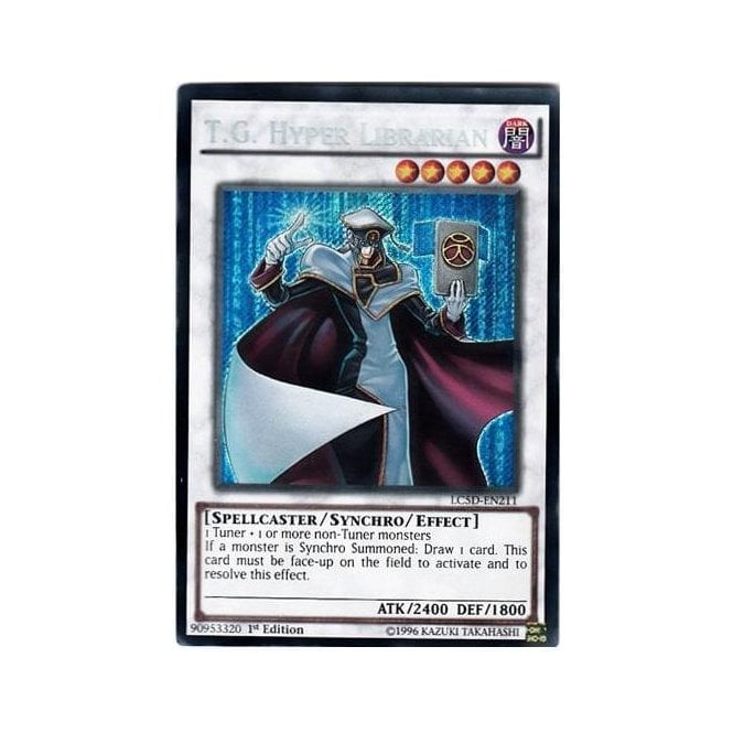Yu-Gi-Oh! Card LC5D-EN211 T.G. Hyper Librarian (Secret Rare) | Chaos Cards