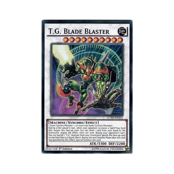 Yu-Gi-Oh! Card LC5D-EN215 T.G. Blade Blaster (Super Rare) | Chaos Cards
