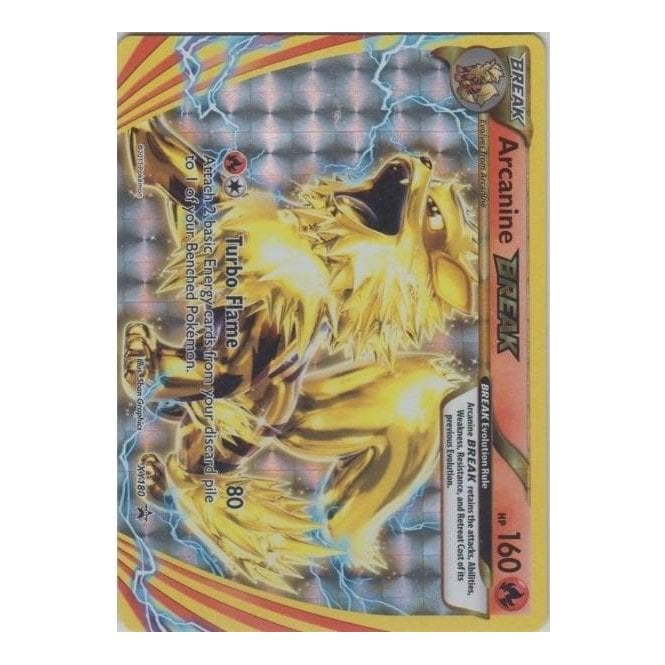 Pokemon Single Promotional Card - Arcanine BREAK XY180 | Chaos Cards Pokemon Single Promotional Card - Arcanine BREAK XY180 | Chaos Cards
