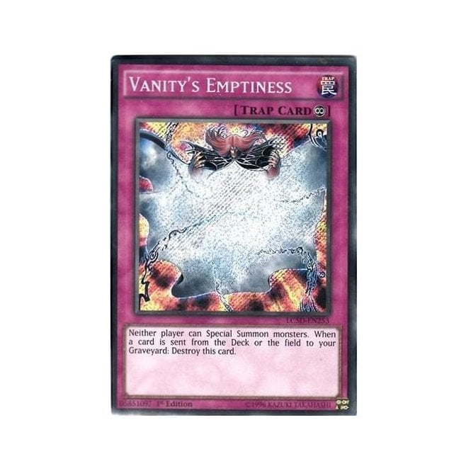YuGiOh! Card LC5DEN253 Vanity's Emptiness (Secret Rare) Chaos Cards