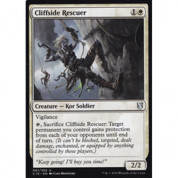 Cliffside Rescuer : COMMANDER 2019 001/302 - Magic the Gathering Single Card