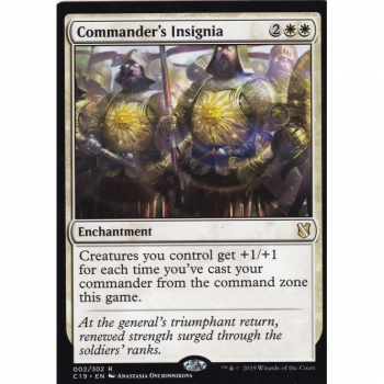 Commander's Insignia : COMMANDER 2019 002/302 - Magic the Gathering Single Card