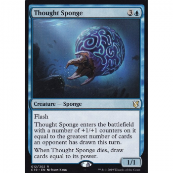 Thought Sponge : COMMANDER 2019 012/302 - Magic the Gathering Single Card